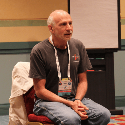 Ken Klingenstein speaking at an event.